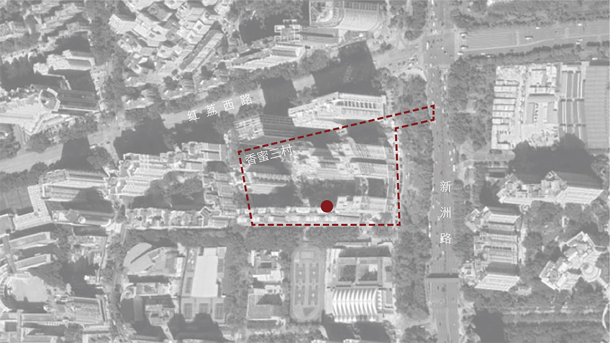 Onexn Architects built small cafe on a narrow plot in Shenzhen, China