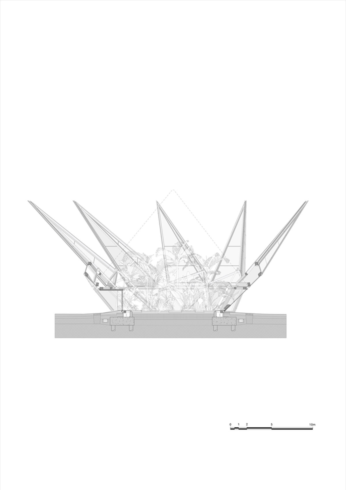 Студия Heatherwick проектирует кинетическую теплицу, похожую на корону, для Национального фонда в Западном Суссексе.