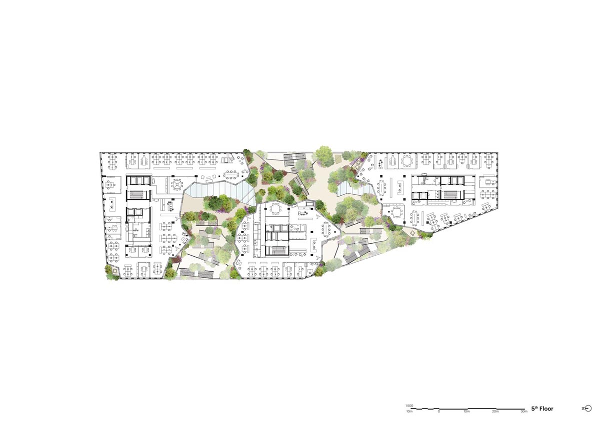 MVRDV completes geology-inspired skyscraper Valley in Amsterdam 