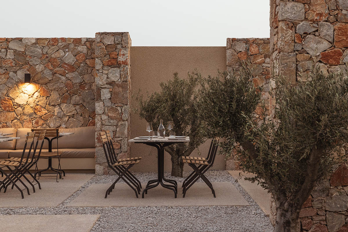 Eco-resort by Block722 pairs earthy and soft beige tones on Folegandros island 