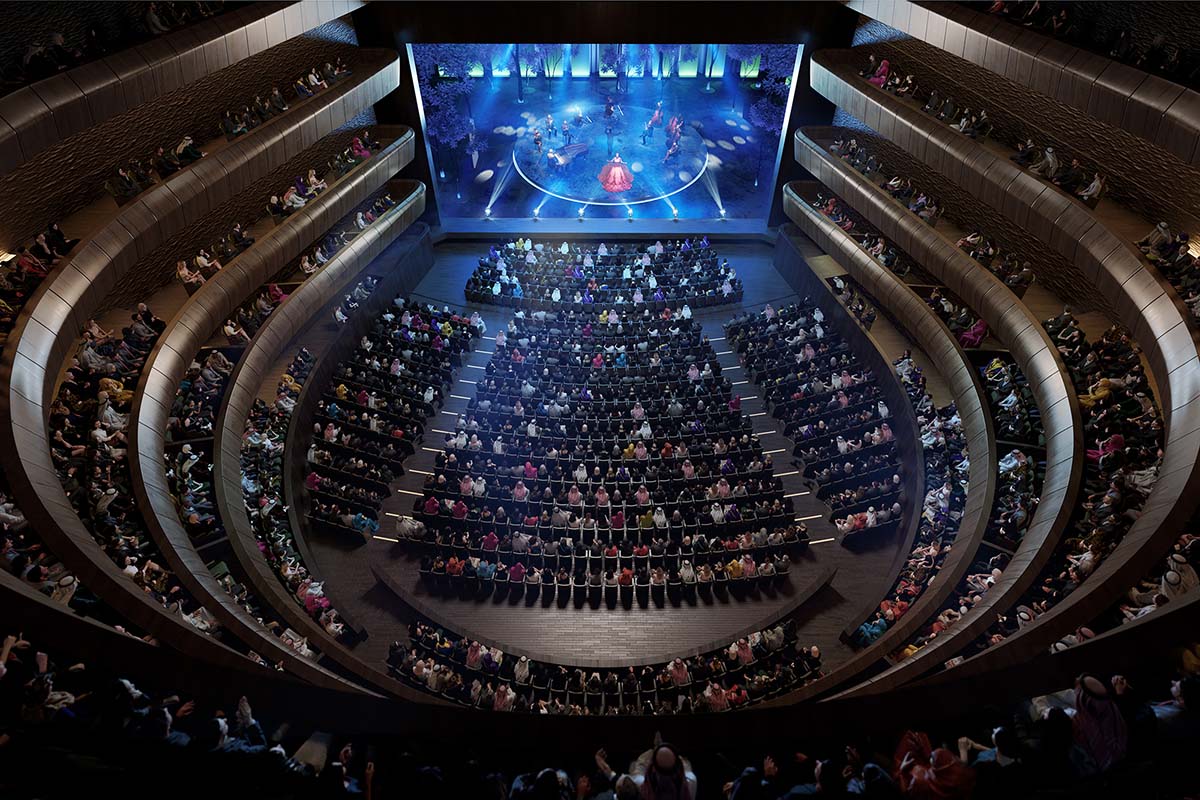 Snøhetta unveils opera house for Saudi Arabia referencing to traditional Najdi architecture