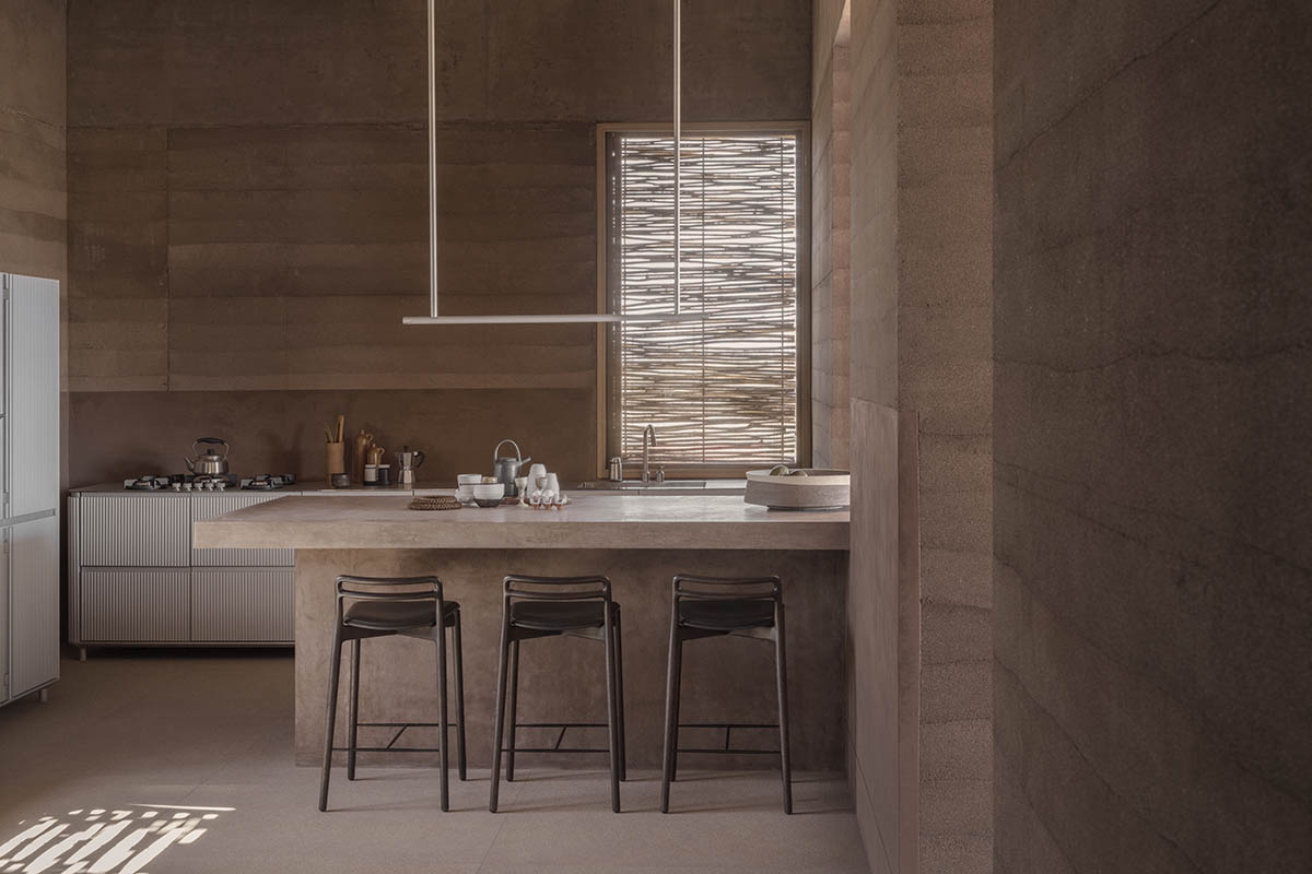 Rammed earth guesthouse by PPAA blends Mexican and Danish influences in Todos Santos