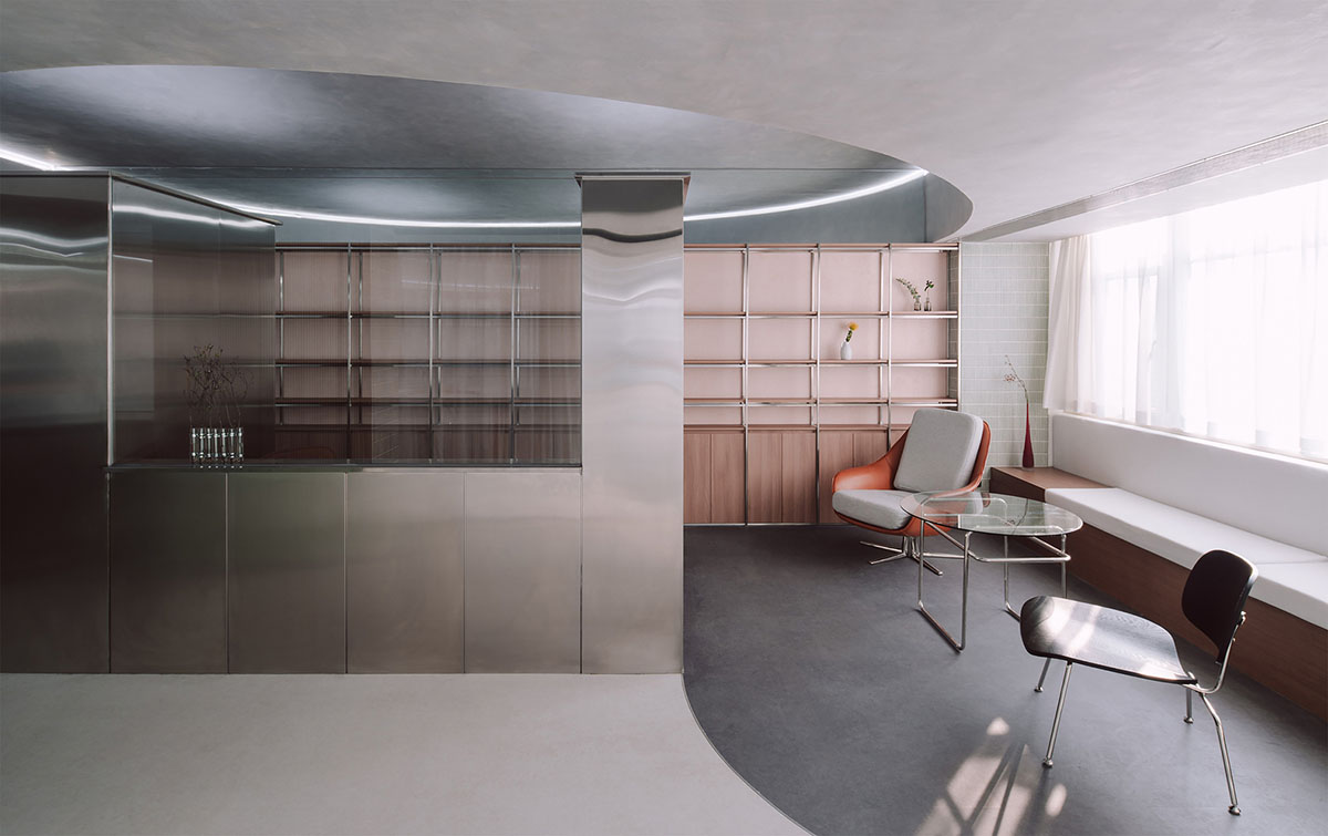 Green hues and pastel colors dominate multi-functional painting studio by ATELIER MOZH in China