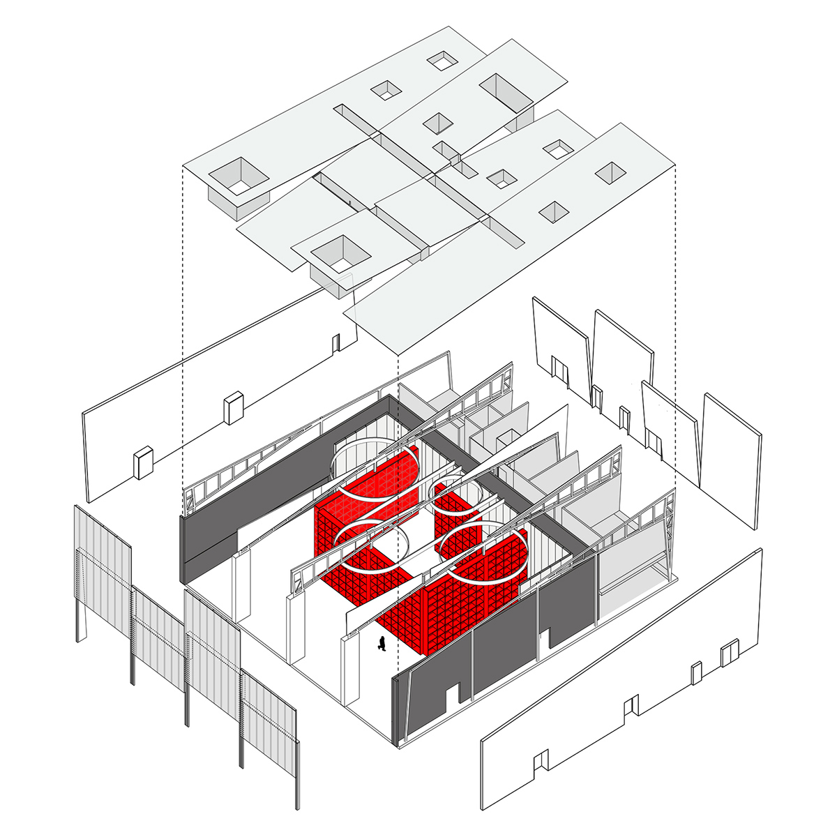 OMA completes its first UAE project Concrete with poly-carbonate cladding and sprayed fa&ccedil;ade