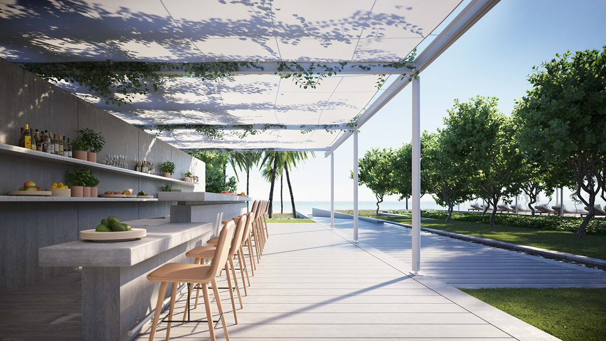 Renzo Piano Building Workshop's first residential project in Miami is almost complete