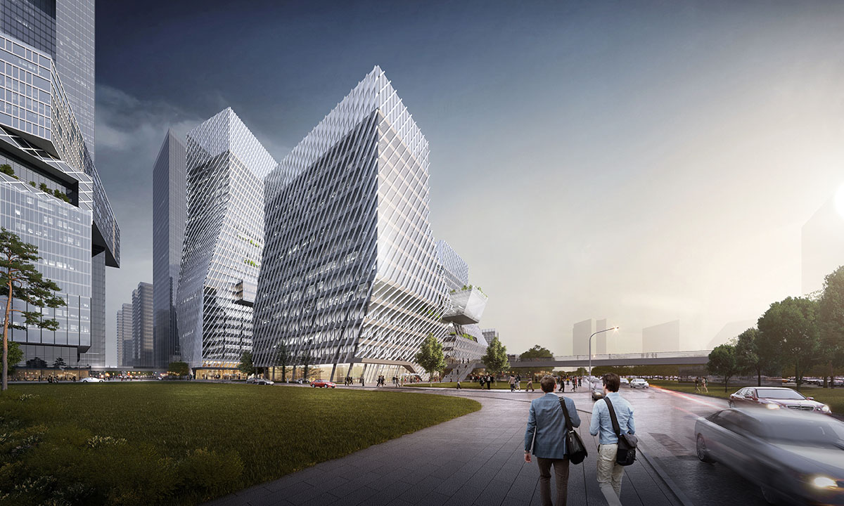 HYP-ARCH releases its design proposal for Shenzhen Bay Headquarter in China