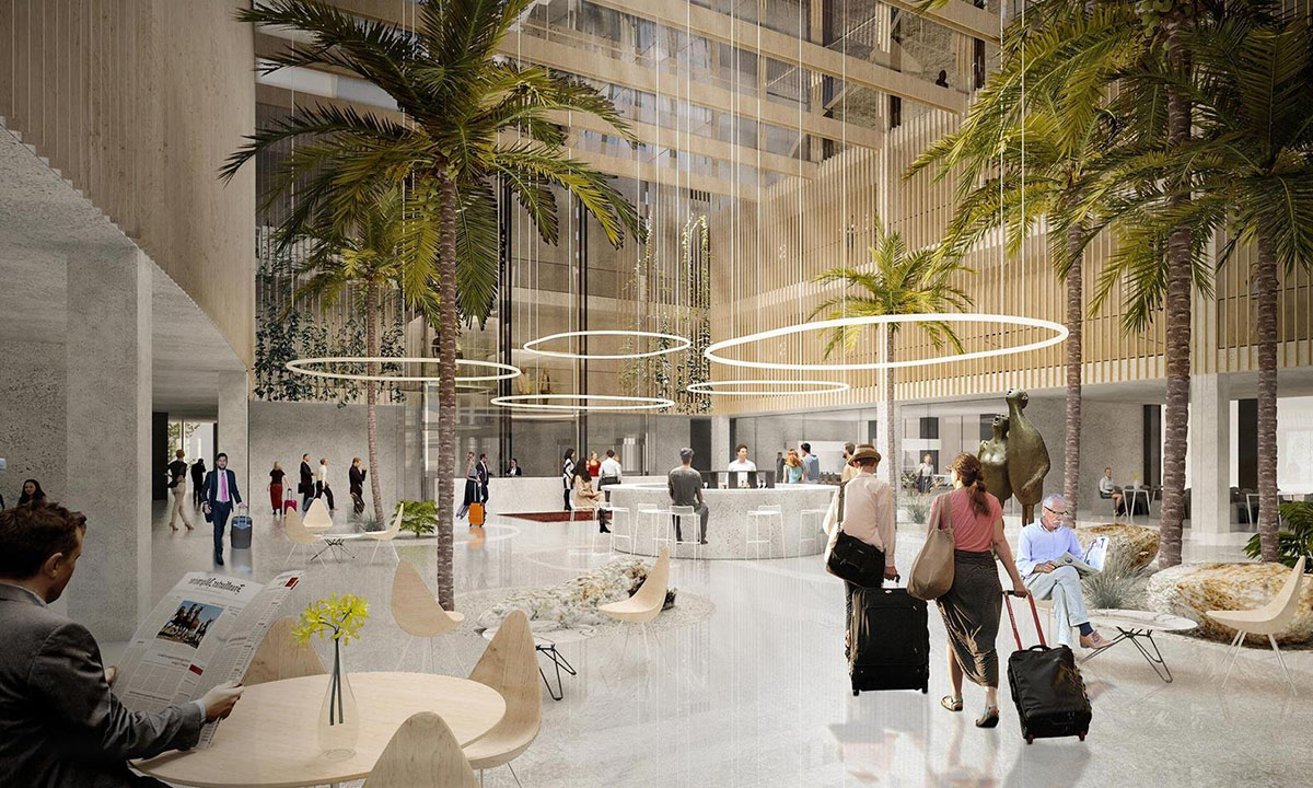 BIG releases design for CityLife Milan with 140-m long hanging roof structure