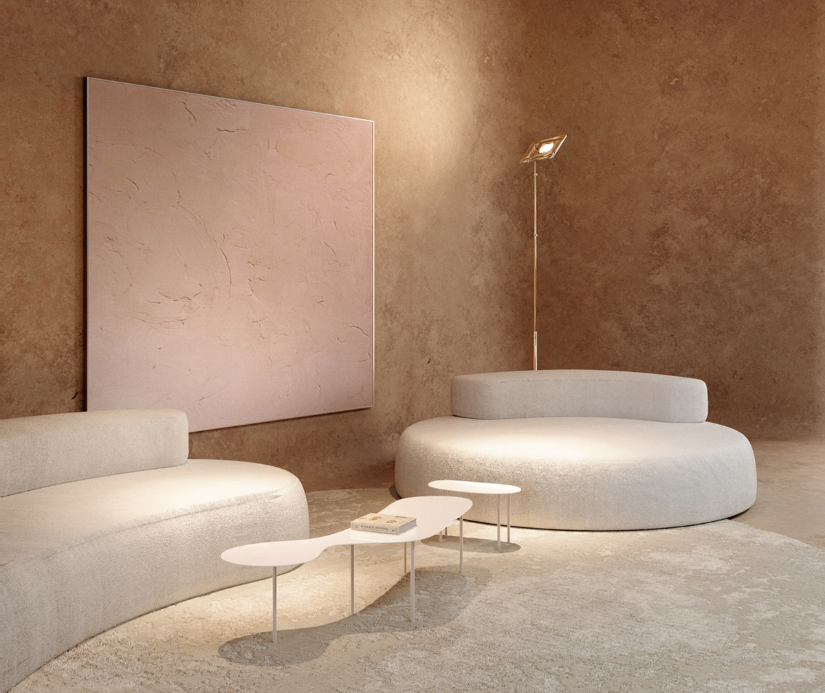 Sivak+Partners Studio creates cave-like beach room with natural color palette in Odessa, Ukraine