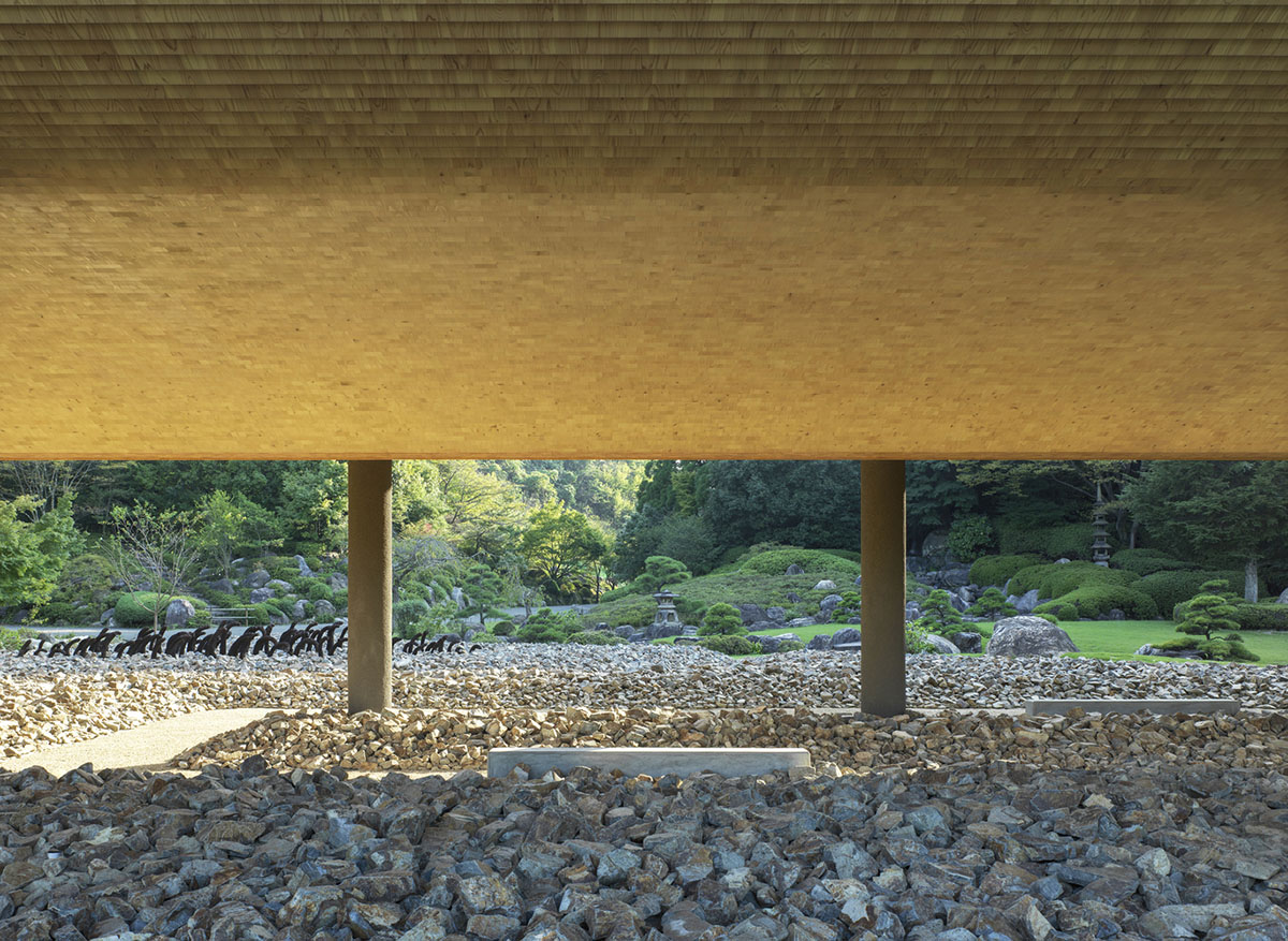 A well-contoured art pavilion is built to remind a historical tragedy in Hiroshima