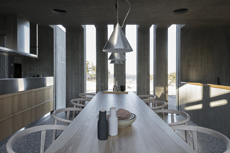 Skils&ouml; Arkitekter transforms old bunker into a private residence with sliced concrete blocks