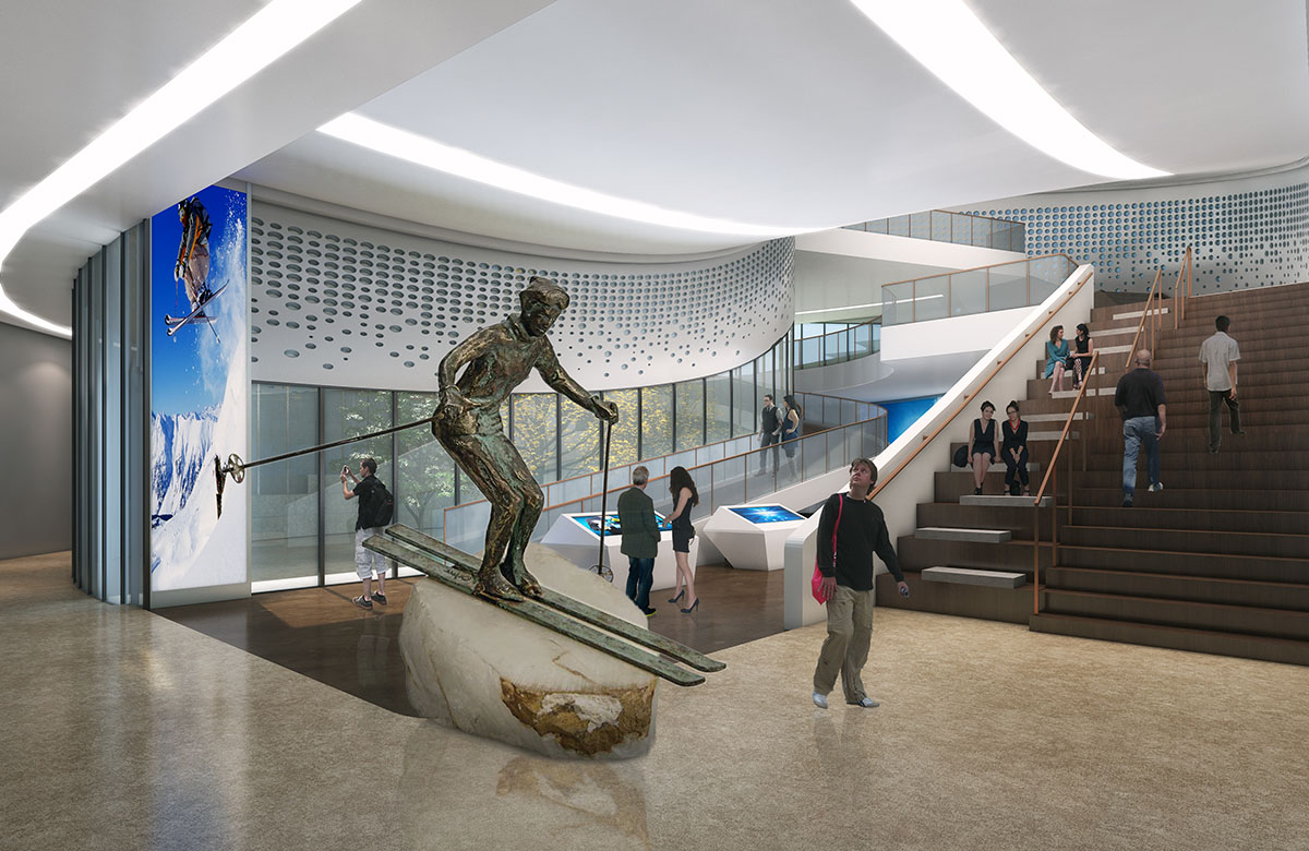 Group GSA unveils plans for curled Four Season Town reception Center in Beijing