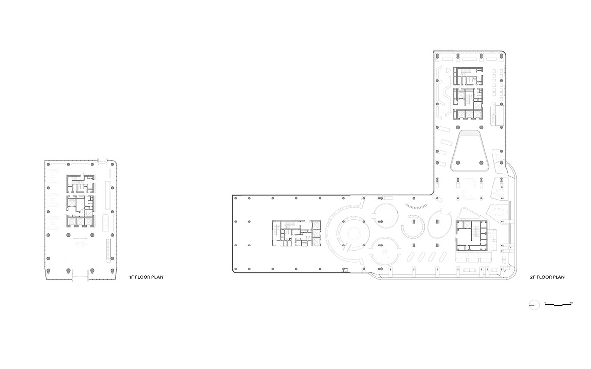 E Studio takes visitors into space travel with a flow of sculpted stainless steel for a showroom