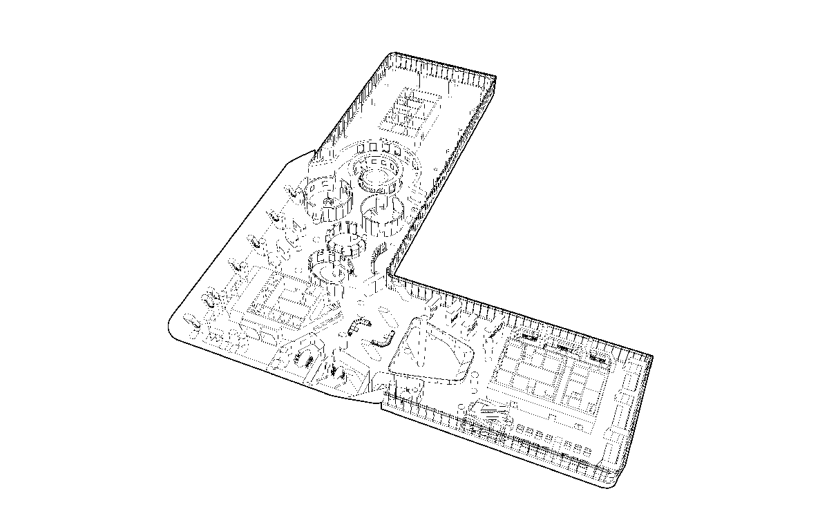 E Studio takes visitors into space travel with a flow of sculpted stainless steel for a showroom