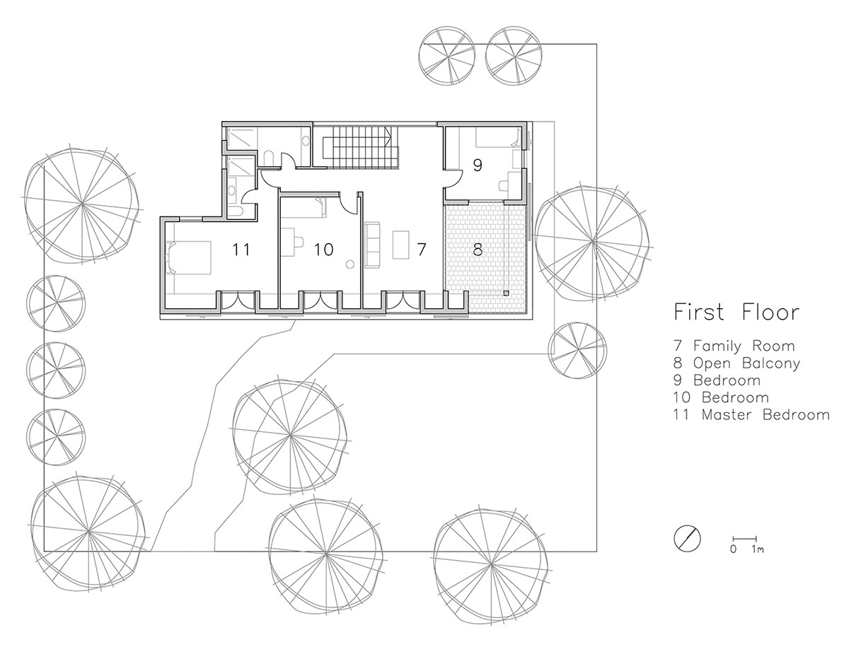 Golany Architects completes concrete private residence with wooden shutters in the Galilee