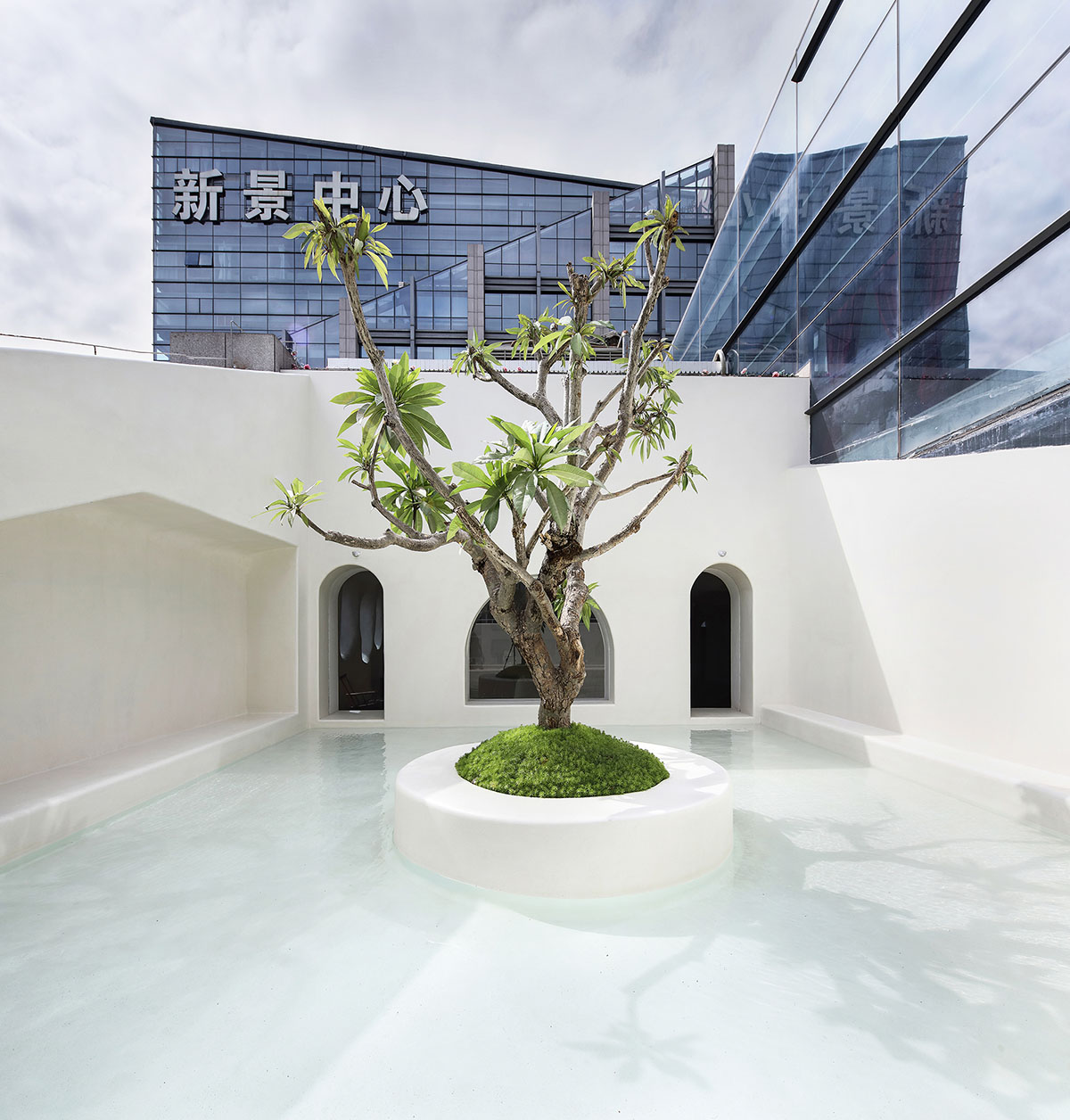 Pilates studio by Wanmu Shazi creates cave-like experience with amorphous interiors in Xiamen