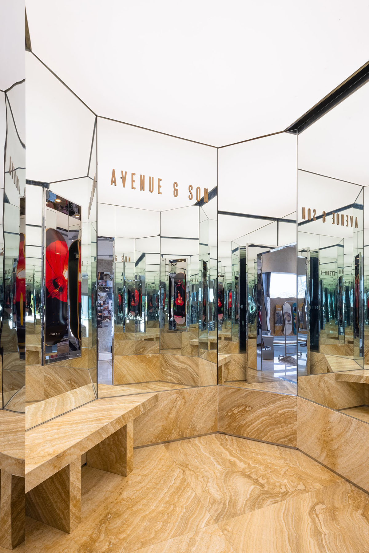 Various Associates completes flagship store for skateboard brand in Shanghai 