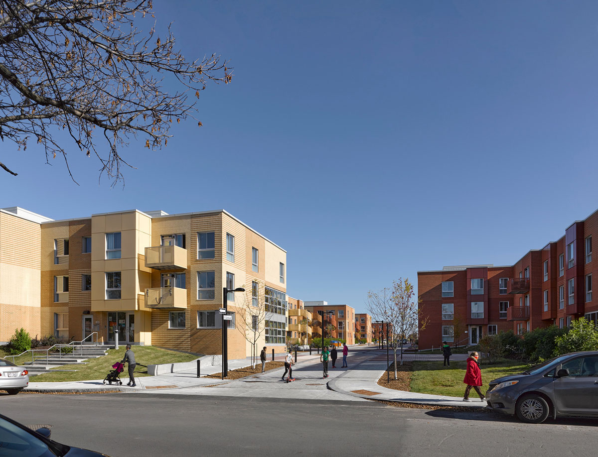 Saia Barbarese Topouzanov renovates 1970s housing complex with spiral staircases in Montréal