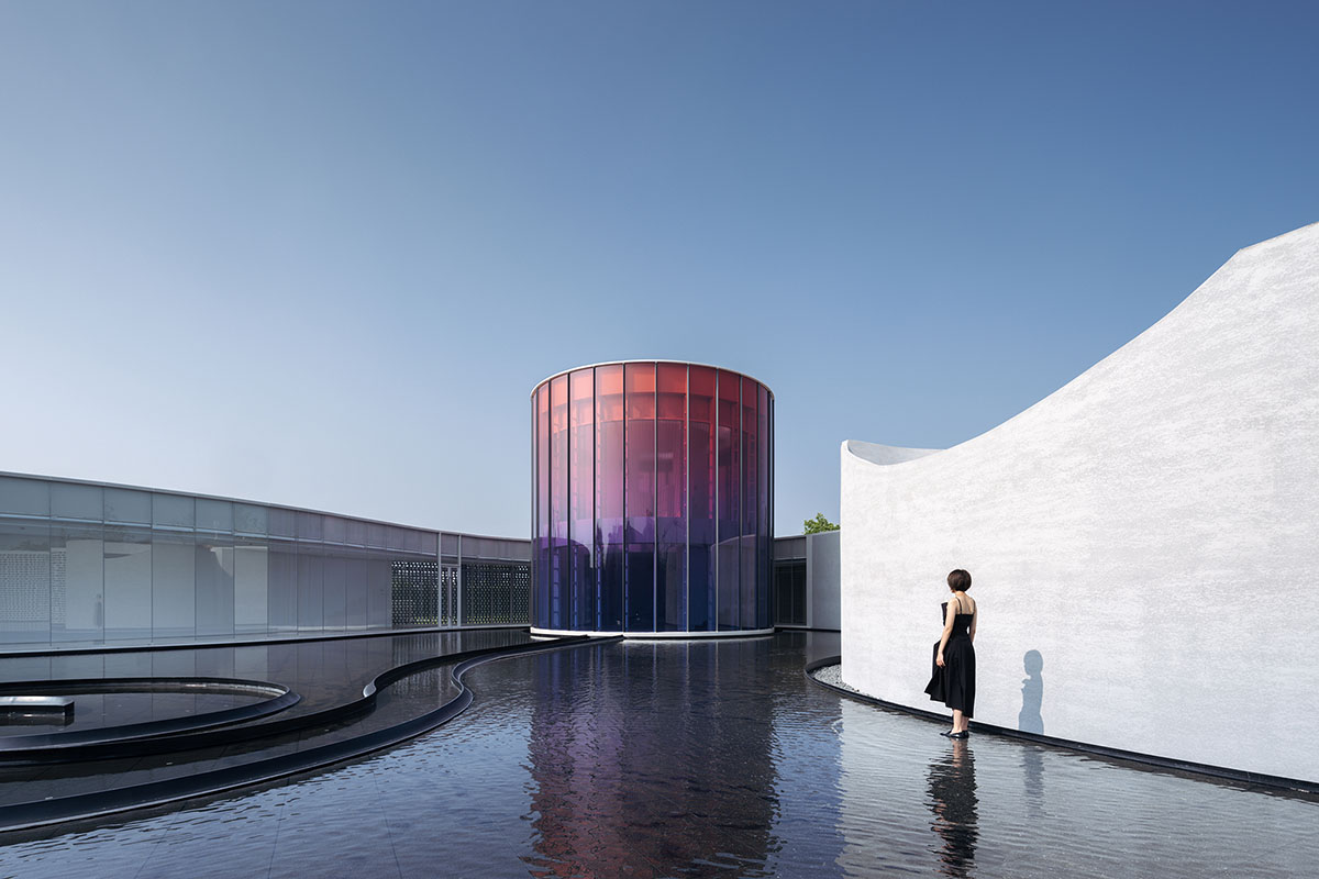 Circular, oval and square volumes form art museum designed by Wutopia Lab in China 