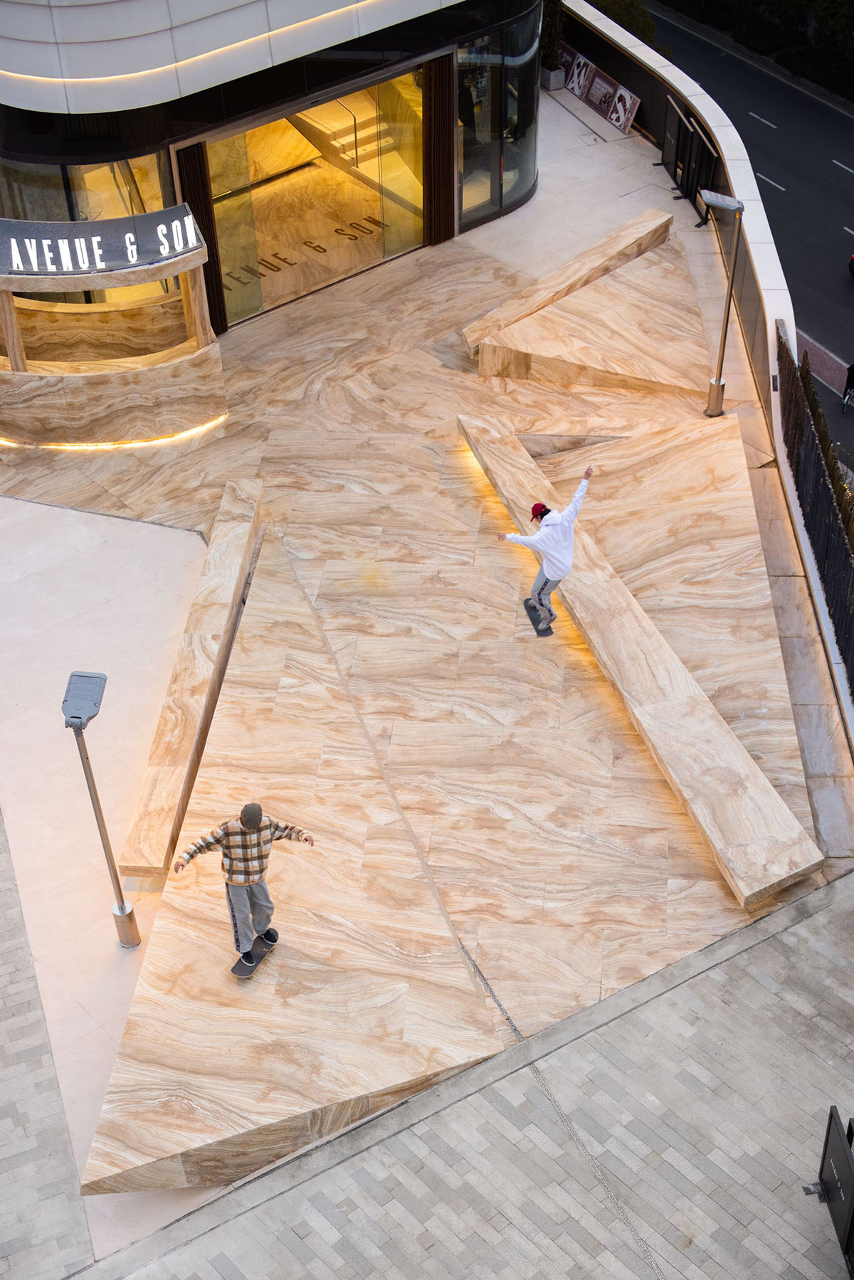 Various Associates completes flagship store for skateboard brand in Shanghai 