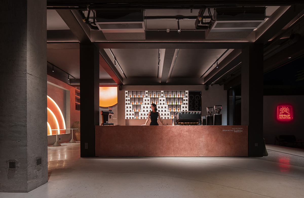 Wutopia Lab completes orange-colored vertical micro social complex with light tower in Guangzhou