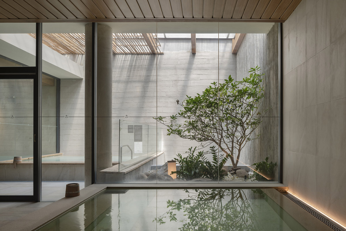 Sixseven Studio creates tranquil interiors for wellness center in Thailand inspired by Japanese art
