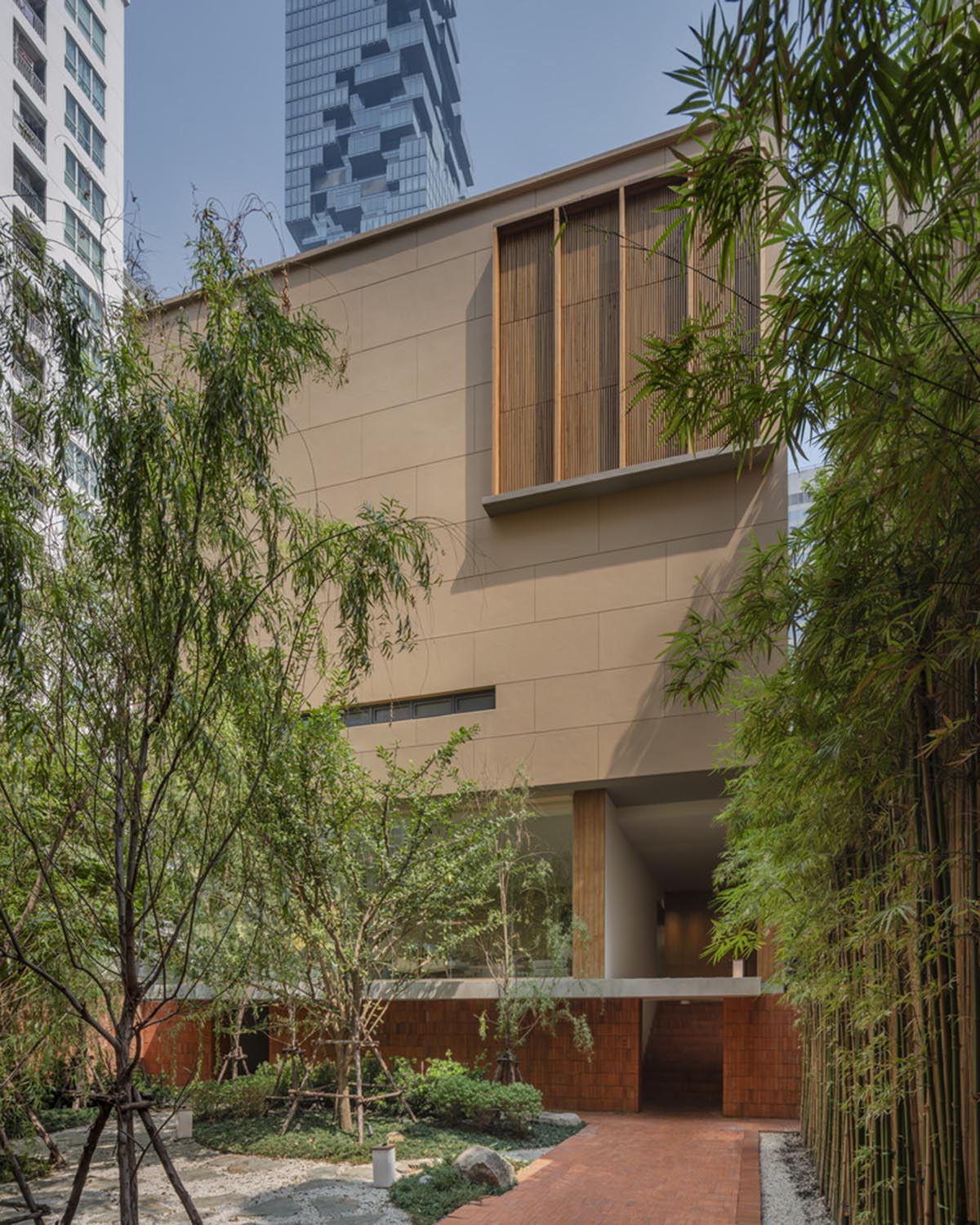 Sixseven Studio creates tranquil interiors for wellness center in Thailand inspired by Japanese art