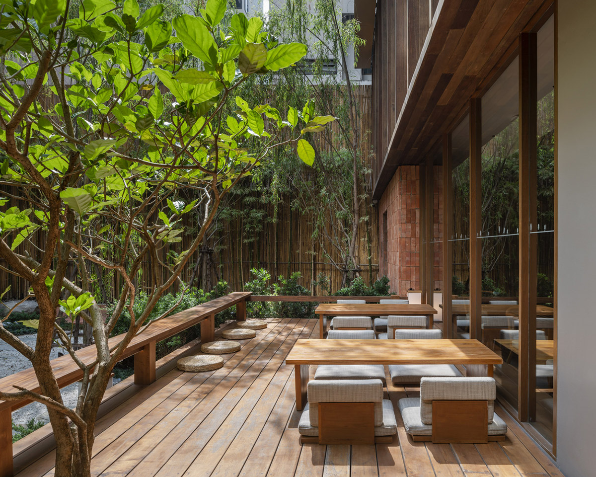 Sixseven Studio creates tranquil interiors for wellness center in Thailand inspired by Japanese art