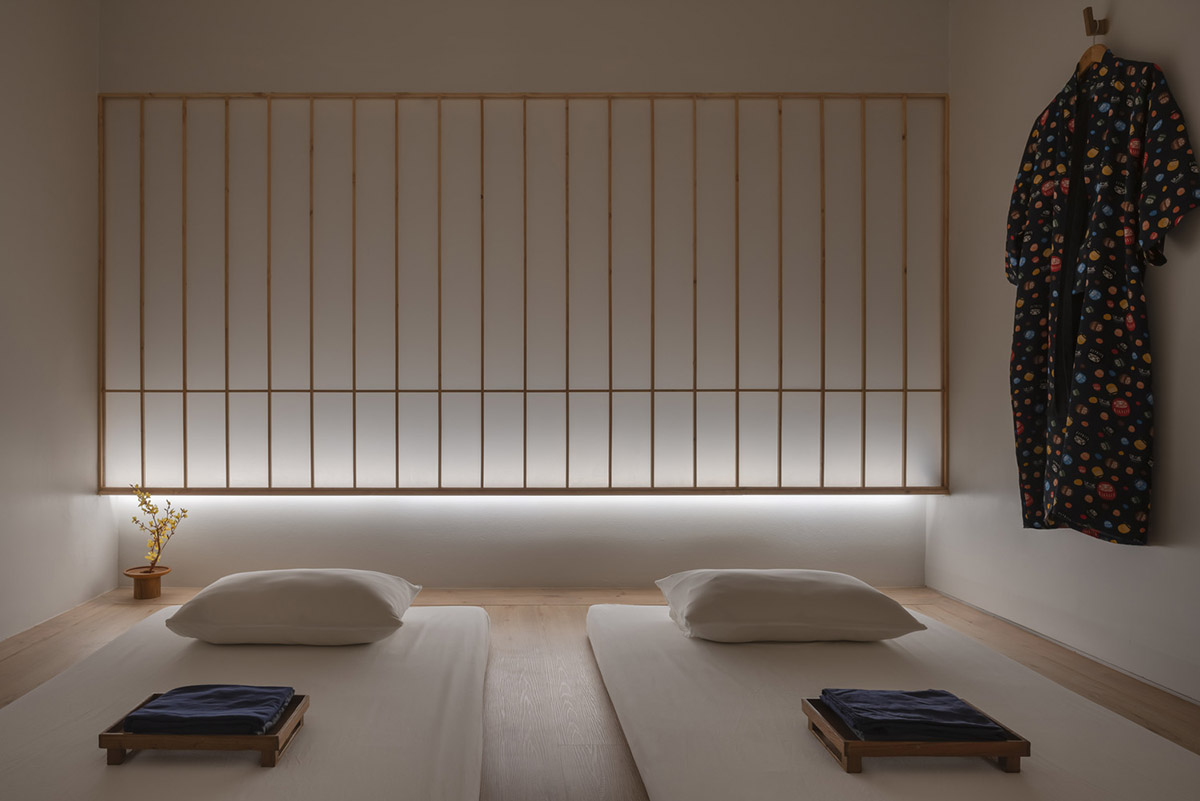Sixseven Studio creates tranquil interiors for wellness center in Thailand inspired by Japanese art
