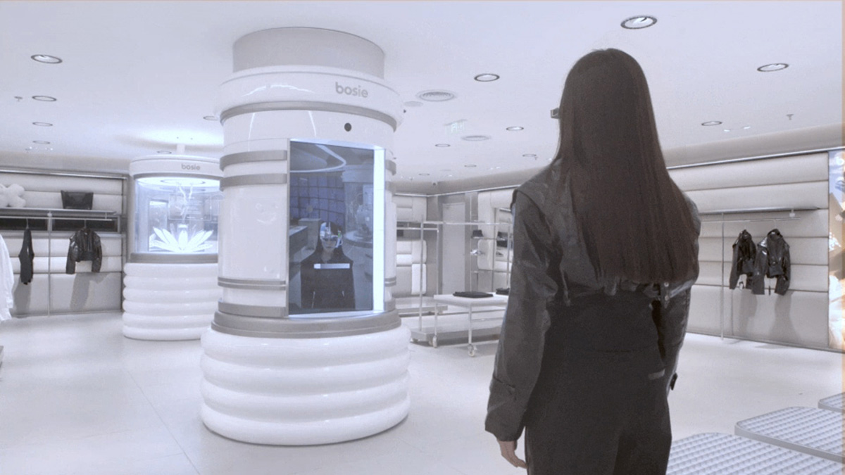 Leaping Creative creates spaceship-like store with tech-integrated elements in Shanghai 