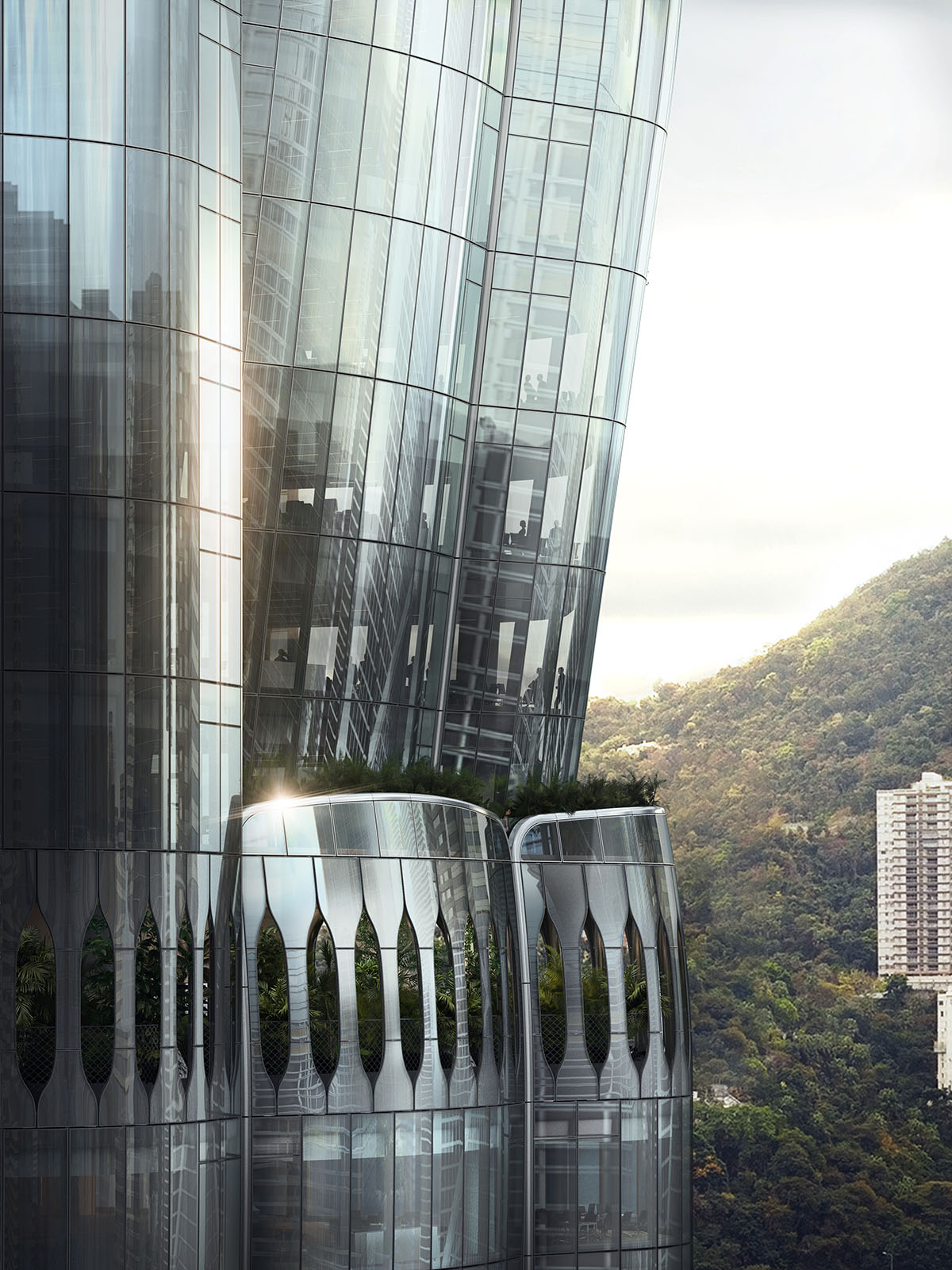 Zaha Hadid Architects Designs New High Rise With Curved Glass Façade In Hong Kongs Business 3849