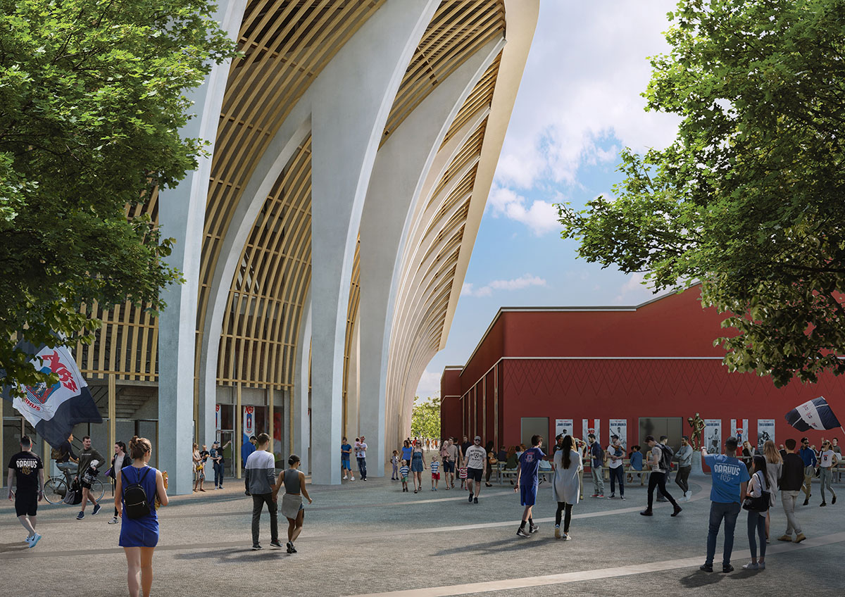 Zaha Hadid Architects, Sweco and Tredje Natur unveil design for new Aarhus Stadium in Denmark 
