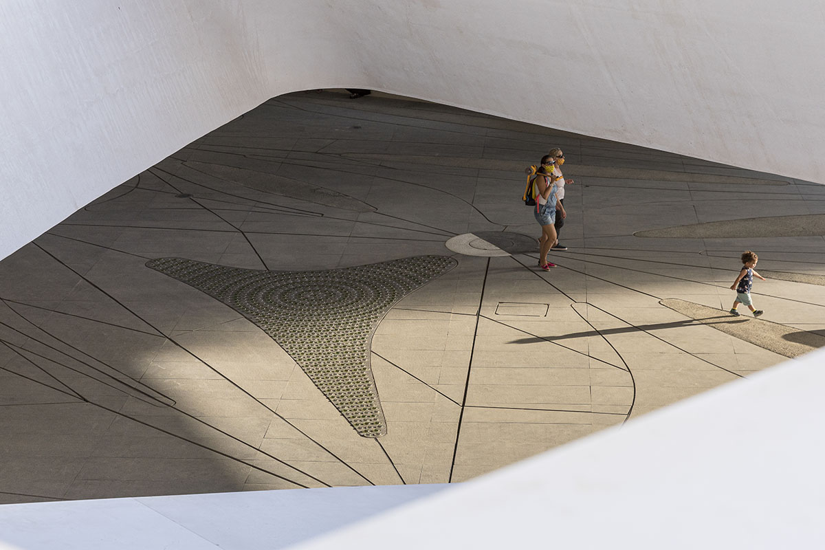 Zaha Hadid Architects designs urban park informed by fluid geometries opening the city's dry moat