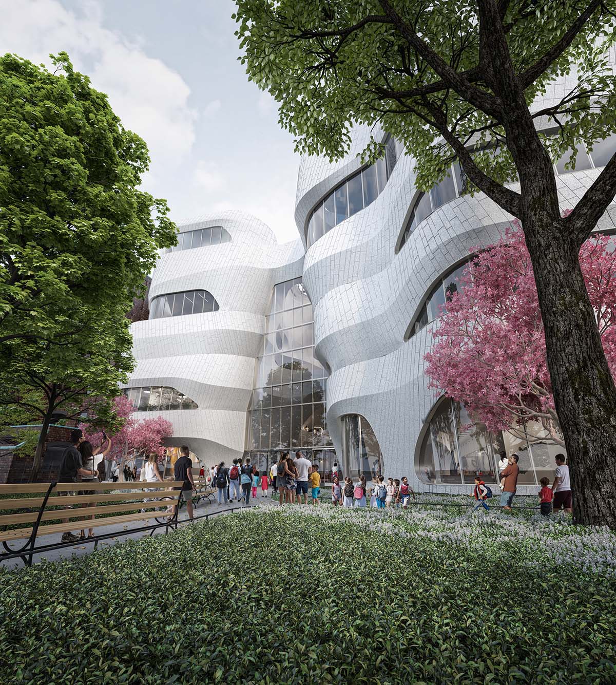 Richard Gilder Center by Studio Gang is rapidly taking shape at AMNH ahead of its opening in 2023 