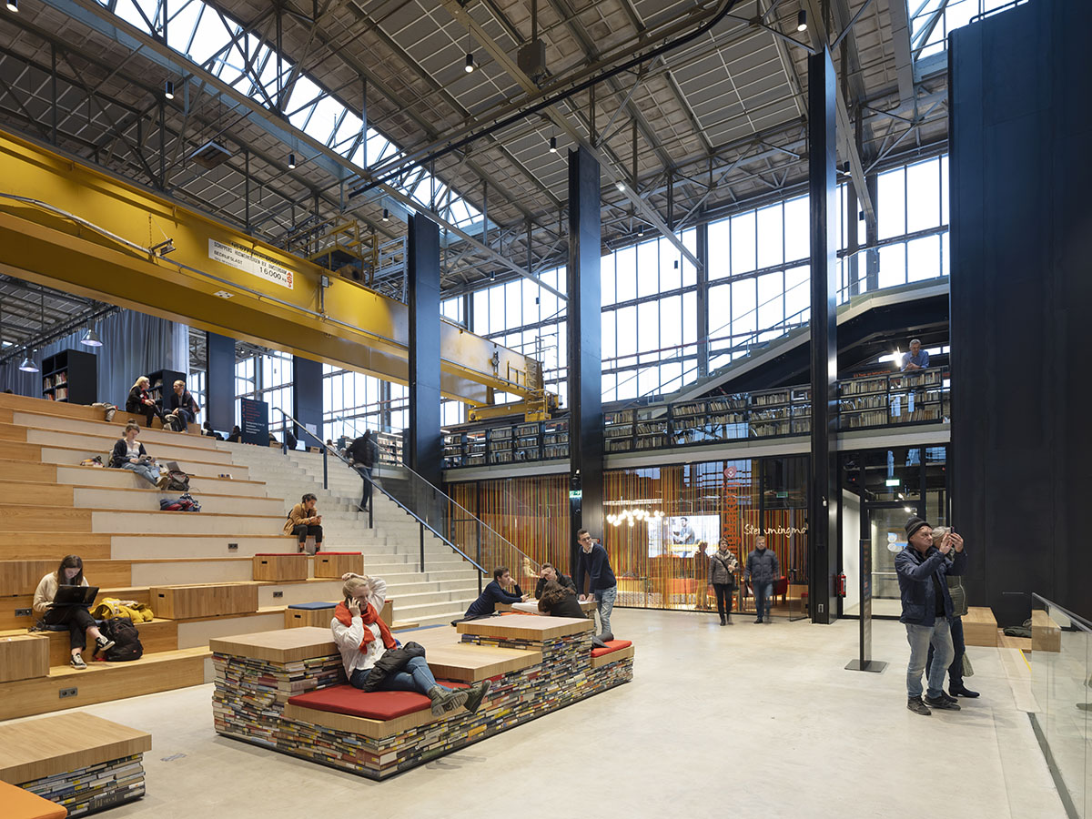 Mecanoo completes interior design of a world-class library for Tilburg designed by CIVIC Architects