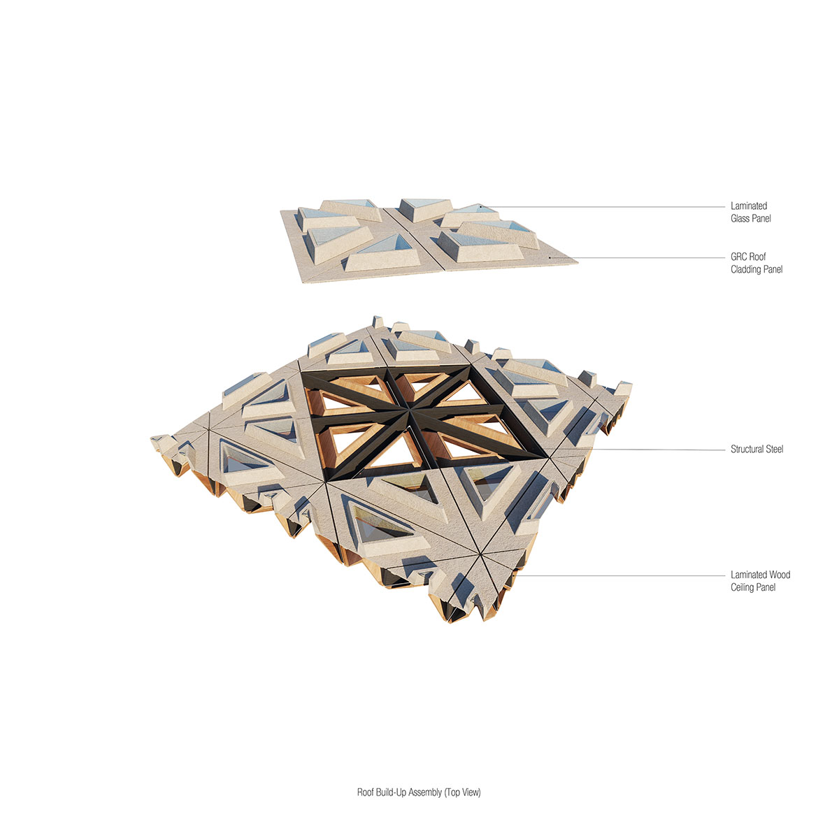 Aidia Studio designs wavy and open latticed roof for Tulum Train Station