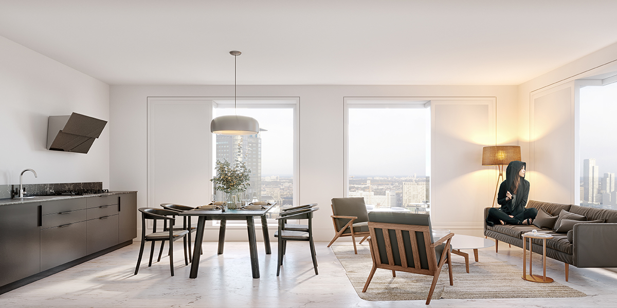 Mecanoo unveils design for two gridal residential towers in the Hague