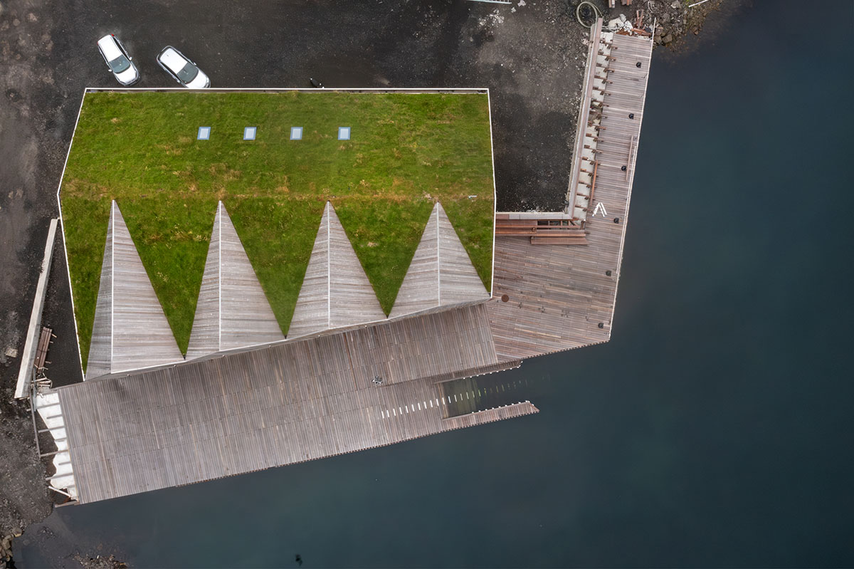 Klaksvik Row Club by Henning Larsen pays homage to Faroe Islands' traditional architecture