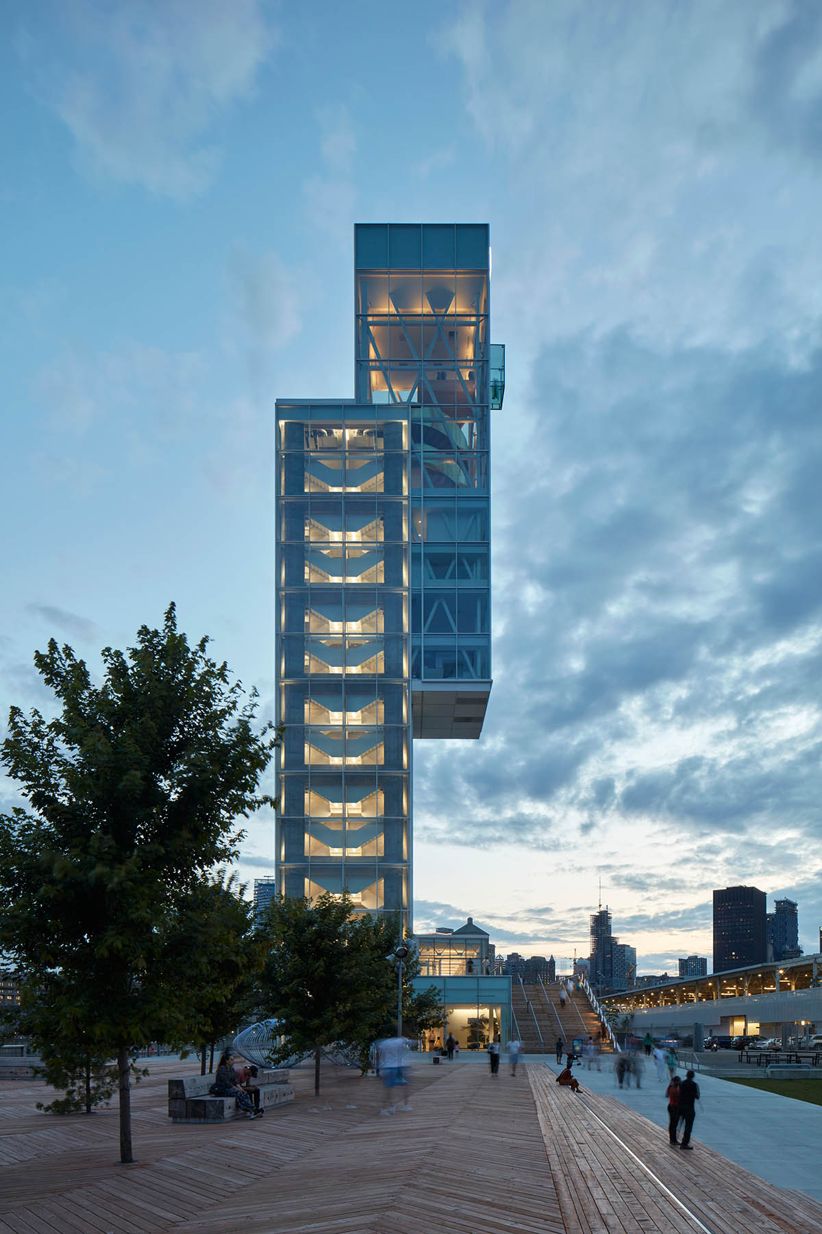 Provencher_Roy completes steel-framed Port of Montréal Tower and Grand Quai in Montreal
