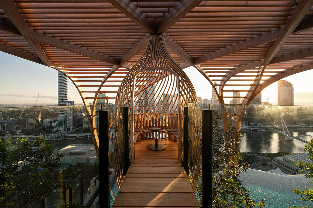 Koichi Takada Architects completes skyscraper featuring organic and meandering façade in Brisbane