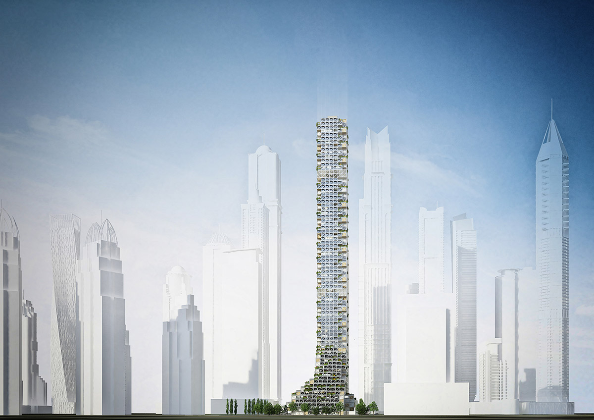 rgg Architects unveils design for new Dubai tower comprising a stack of boxes