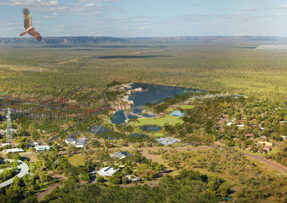 NAAU and Enlocus unveil masterplan to transform Jabiru town with cave-like buildings