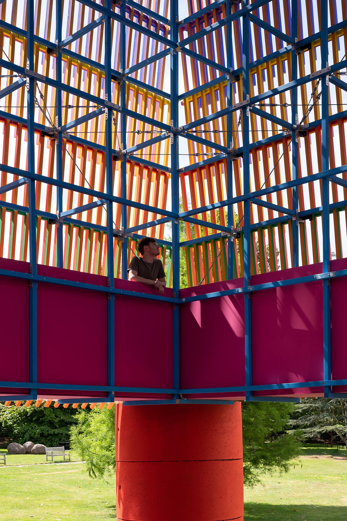 Pricegore And Yinka Ilori's Dulwich Pavilion opens at London Festival of Architecture
