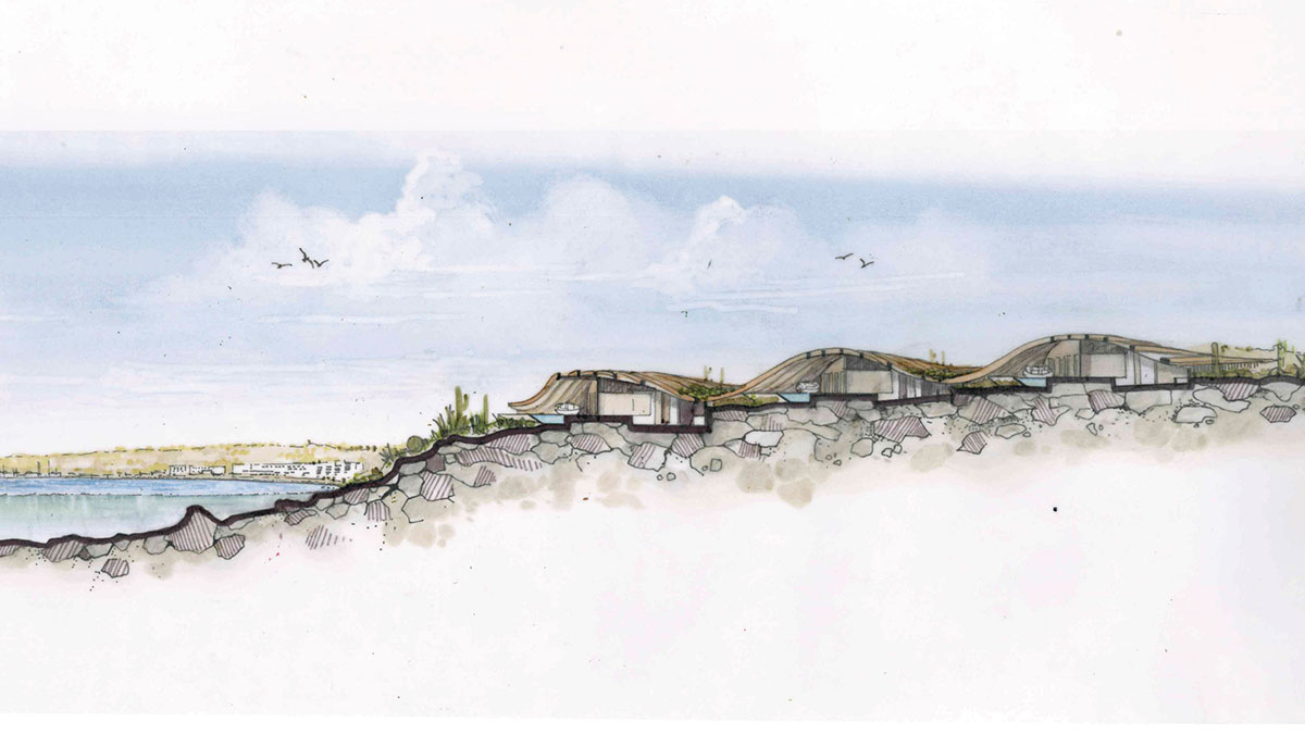 Sordo Madaleno Arquitectos' new resort mimics natural surrounding with its undulated roofs in Mexico