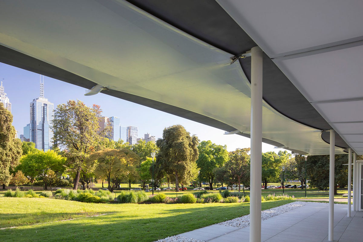 Glenn Murcutt's lantern-inspired 2019 MPavilion opens on November 14 in the Queen Victoria Gardens