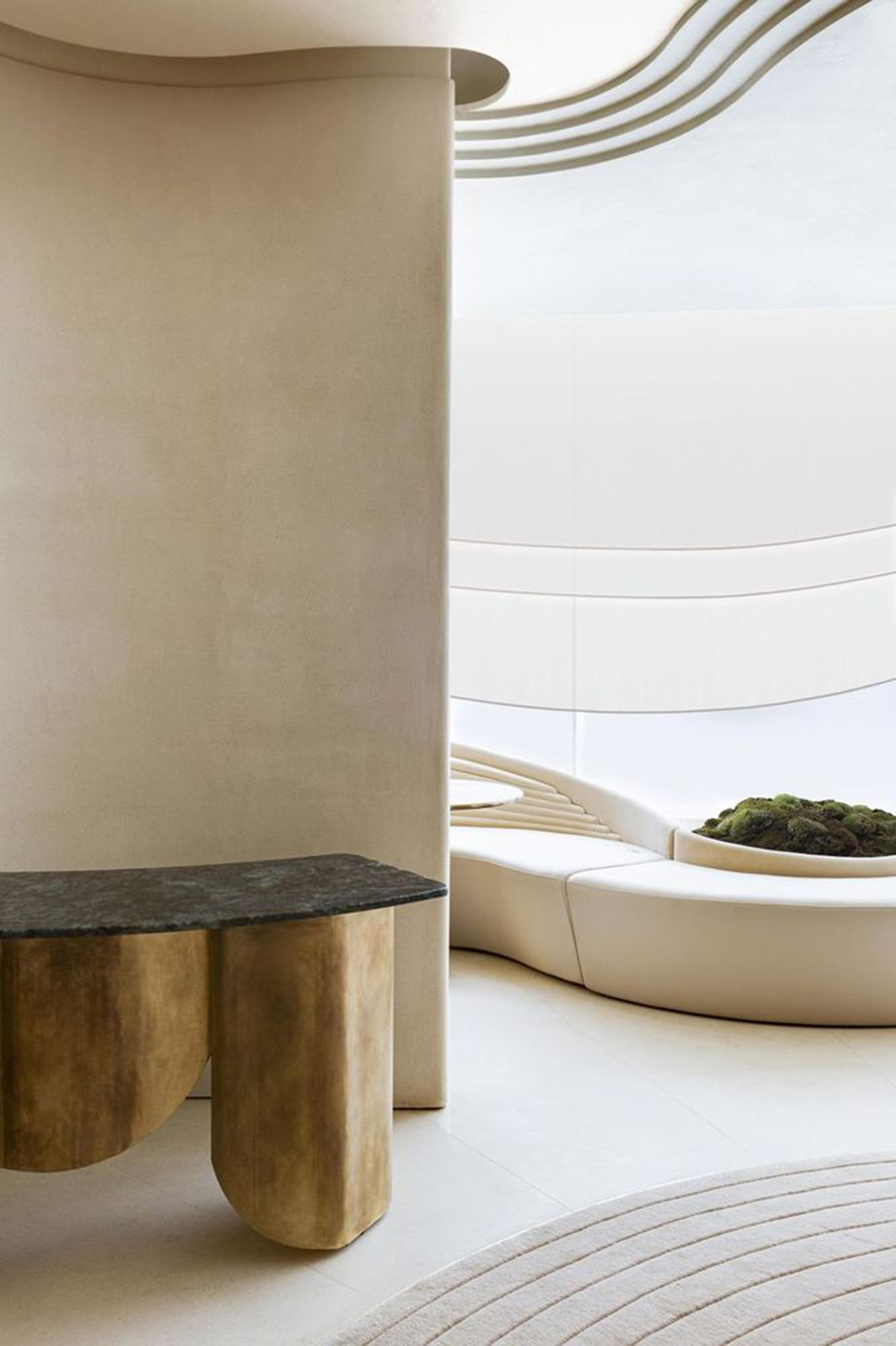 NCDA creates undulating and smooth surfaces in a waiting area in Hong Kong