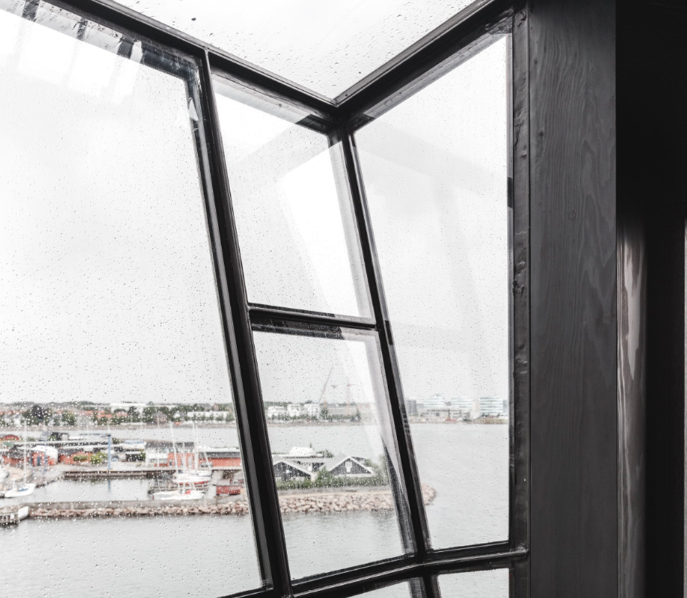 Arcgency transformed former coal crane into a luxury private retreat in Denmark