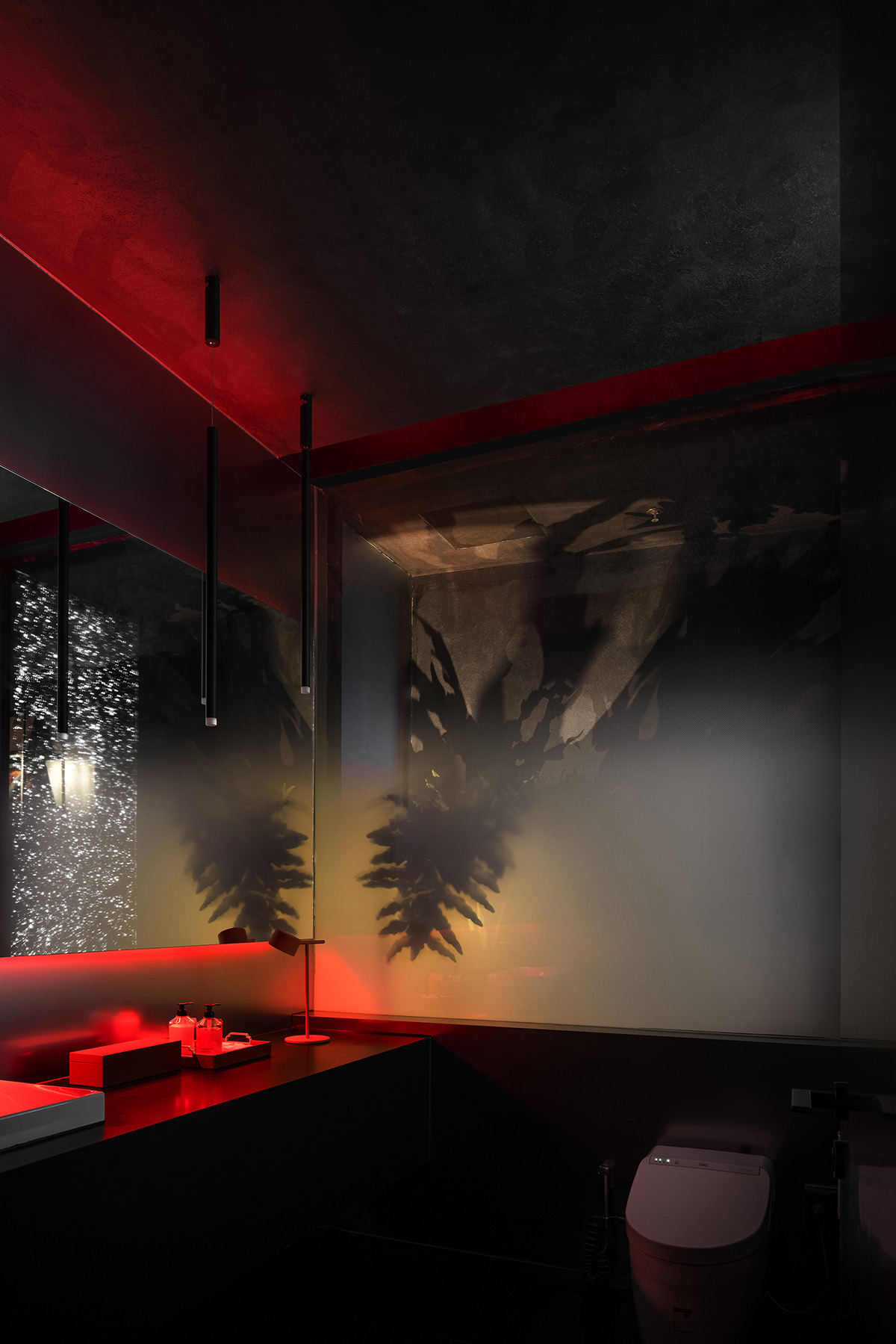 AD ARCHITECTURE designs restaurant in Beijing with black interiors creating a sense of mystery
