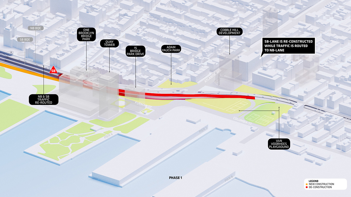 BIG transforms Brooklyn's historic highway into a greenery parkland