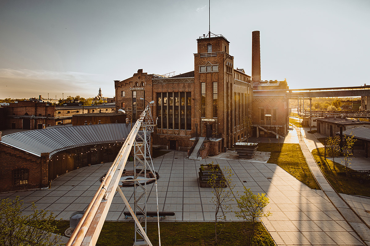 Bulak Projekt transforms former sugar factory into hotel complex with industrial look in Poland  
