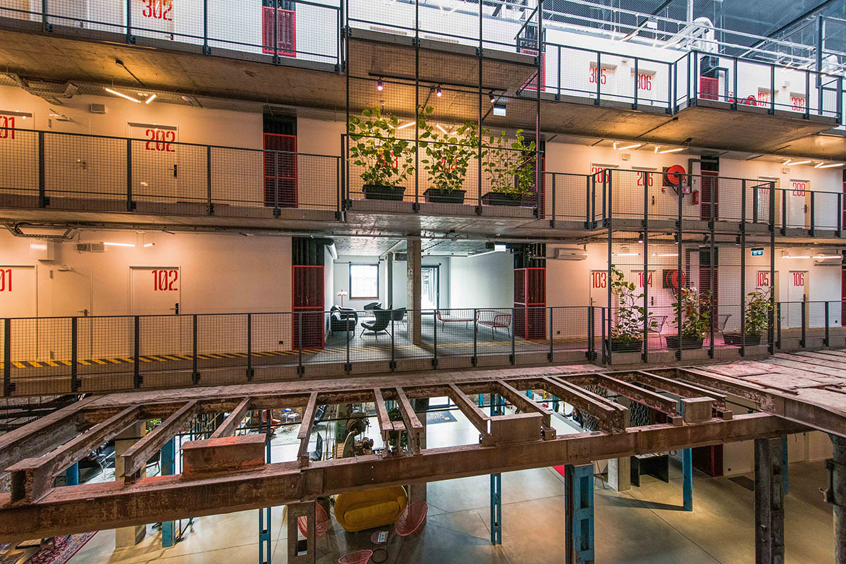 Bulak Projekt transforms former sugar factory into hotel complex with industrial look in Poland  